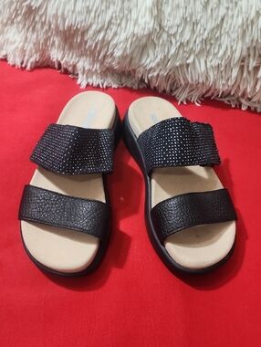 Romika Borneo Leather Slip-On Sandals